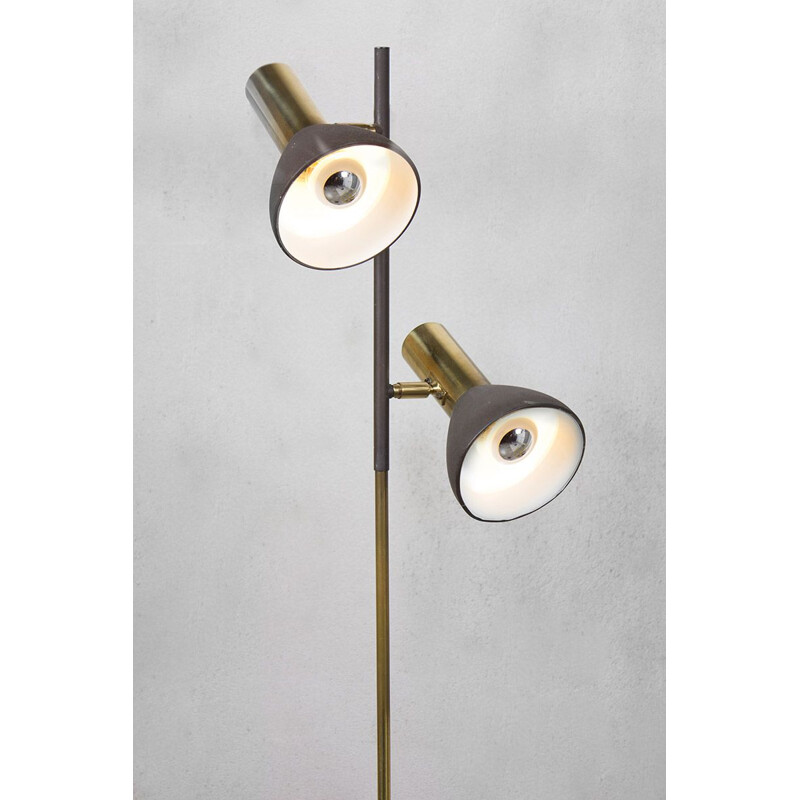 Vintage floor Lamp in brass from Koch & Lowry 1960