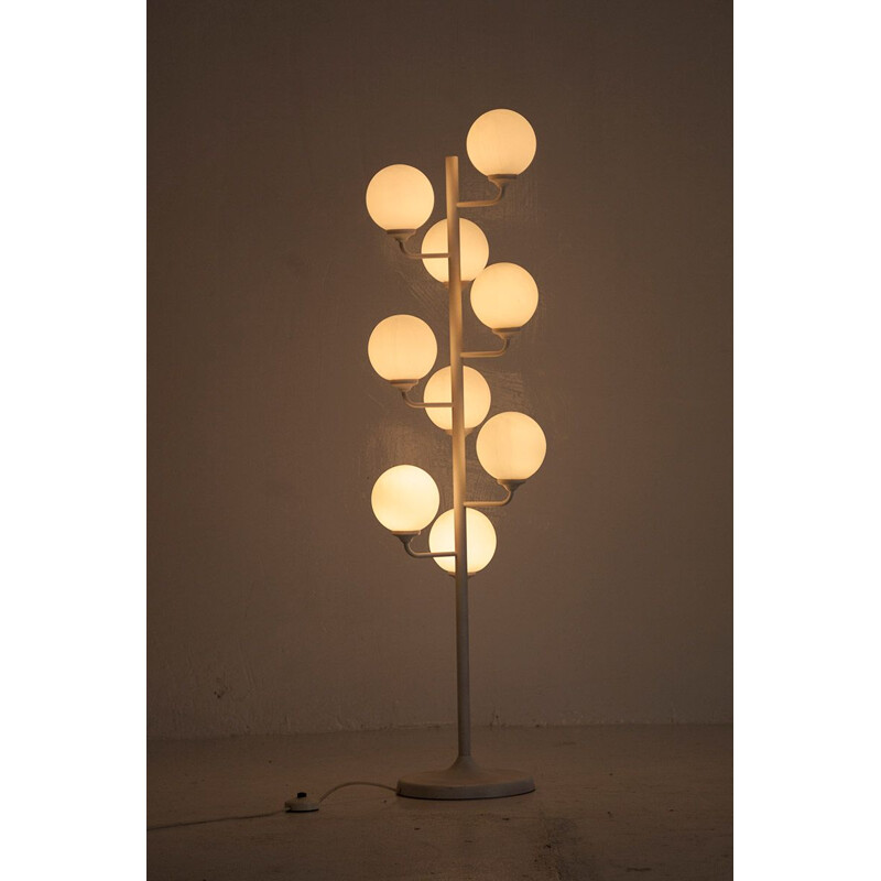 Vintage dutch space age floor lamp from PAKO 1960s