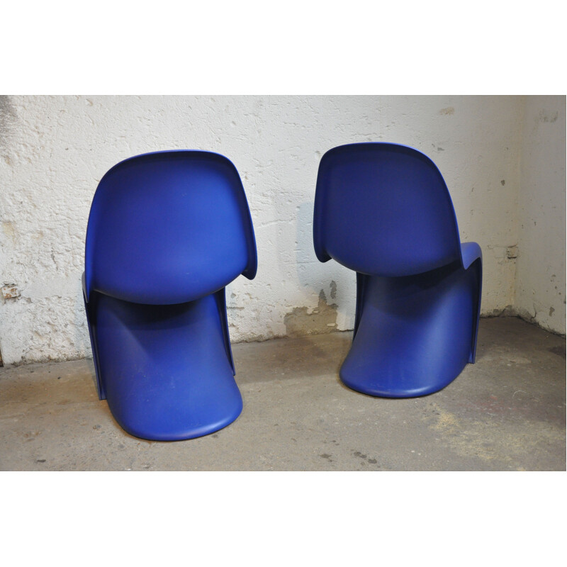 Pair of vintage chairs S Panton re-edition VITRA 2000