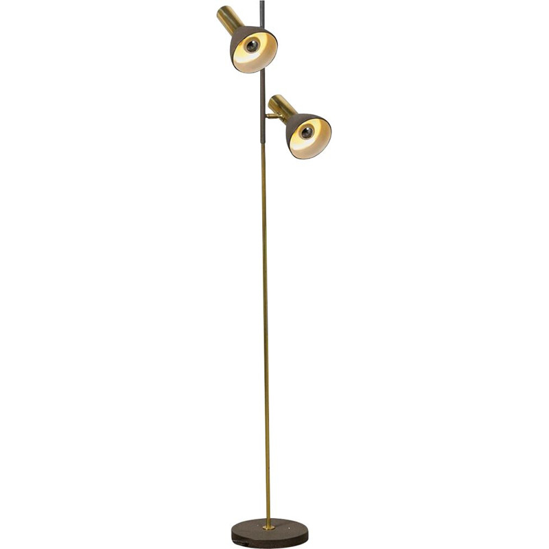 Vintage floor Lamp in brass from Koch & Lowry 1960