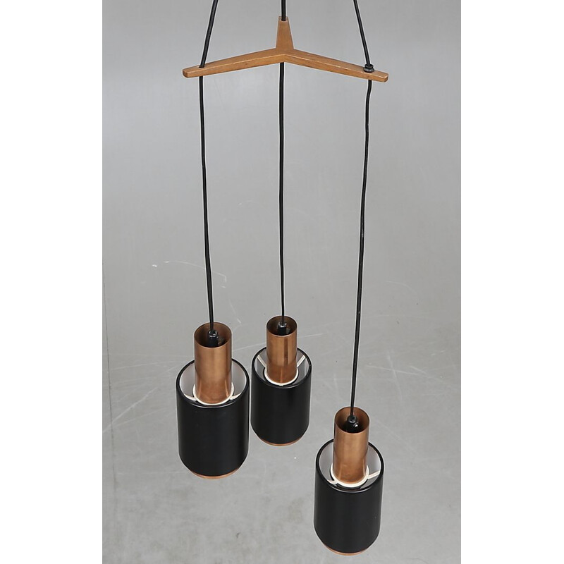 Vintage hanging lamp Tunika by Jo Hammerborg for Fog & Morup