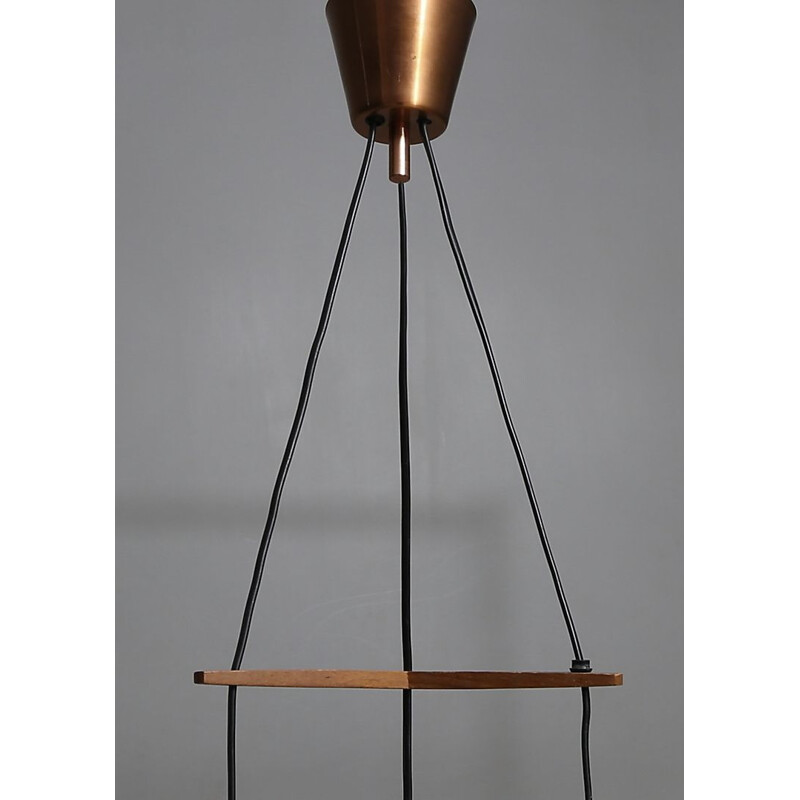 Vintage hanging lamp Tunika by Jo Hammerborg for Fog & Morup