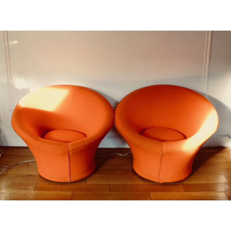 Set of 2 Mushroom armchairs by Pierre Paulin for Artifort Mushroom