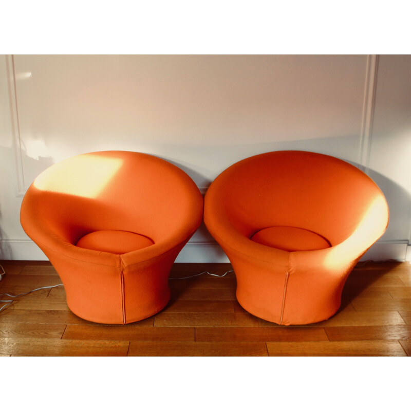 Suite de 2 fauteuils Mushroom par Pierre Paulin pour Artifort