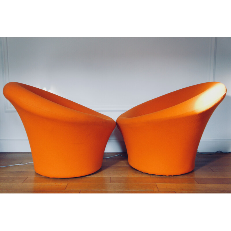 Set of 2 Mushroom armchairs by Pierre Paulin for Artifort Mushroom