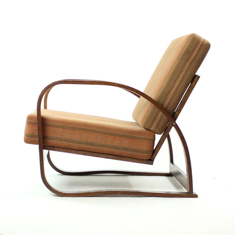 Vintage H-70 Lounge armchairs by Halabala for UP Zavody Brno