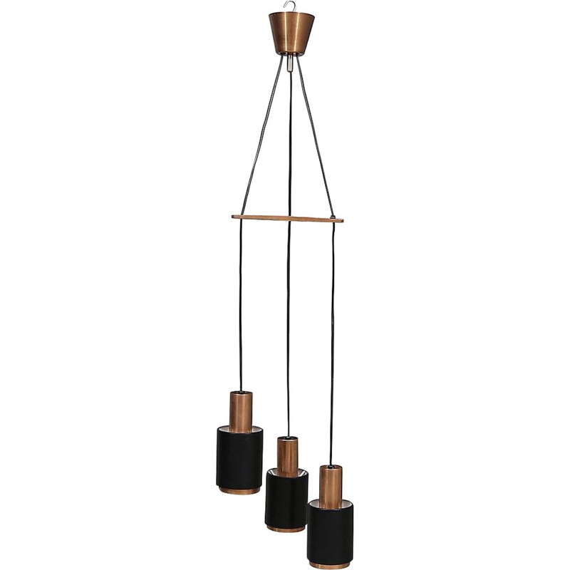 Vintage hanging lamp Tunika by Jo Hammerborg for Fog & Morup