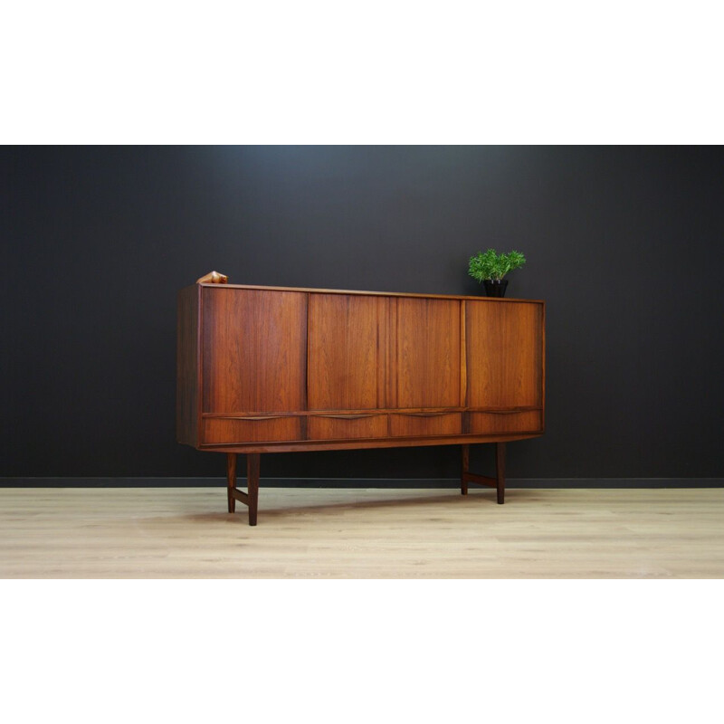 Vintage Dansih Highboard in rosewood by E.W Bach