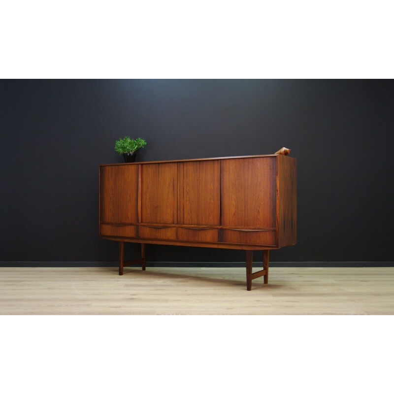 Vintage Dansih Highboard in rosewood by E.W Bach