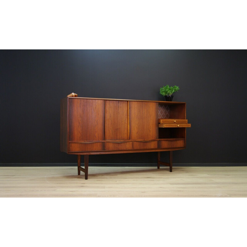 Vintage Dansih Highboard in rosewood by E.W Bach