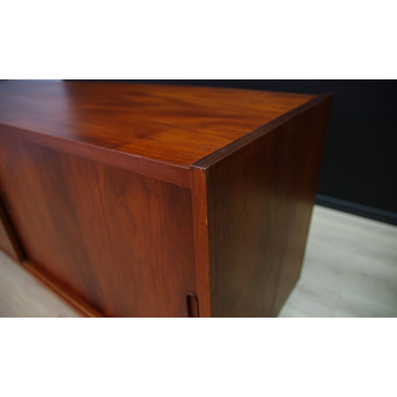 Vintage danish sideboard in teak with shelves 1970