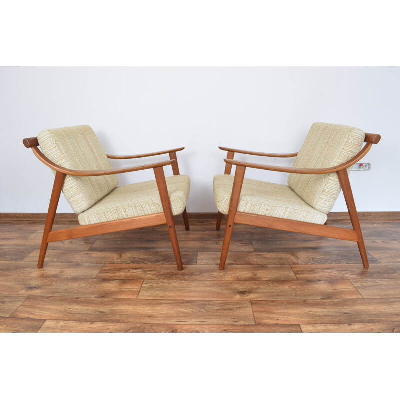 Suite de 2 fauteuils vintage danois MK-119 par Arne Hovmand-Olsen pour Mogens Kold