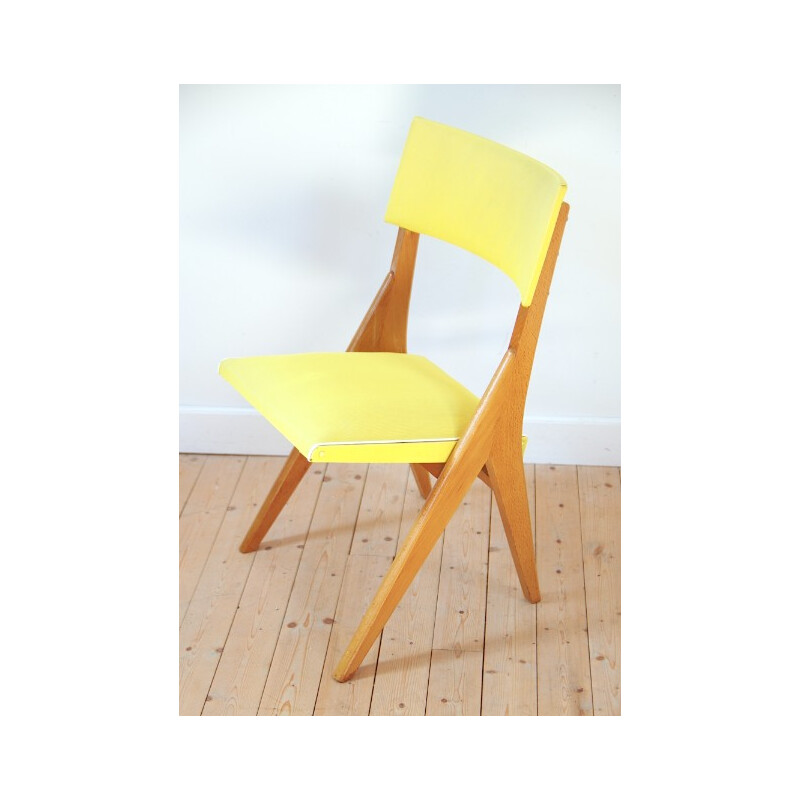 Vintage chair in wood - 1950s