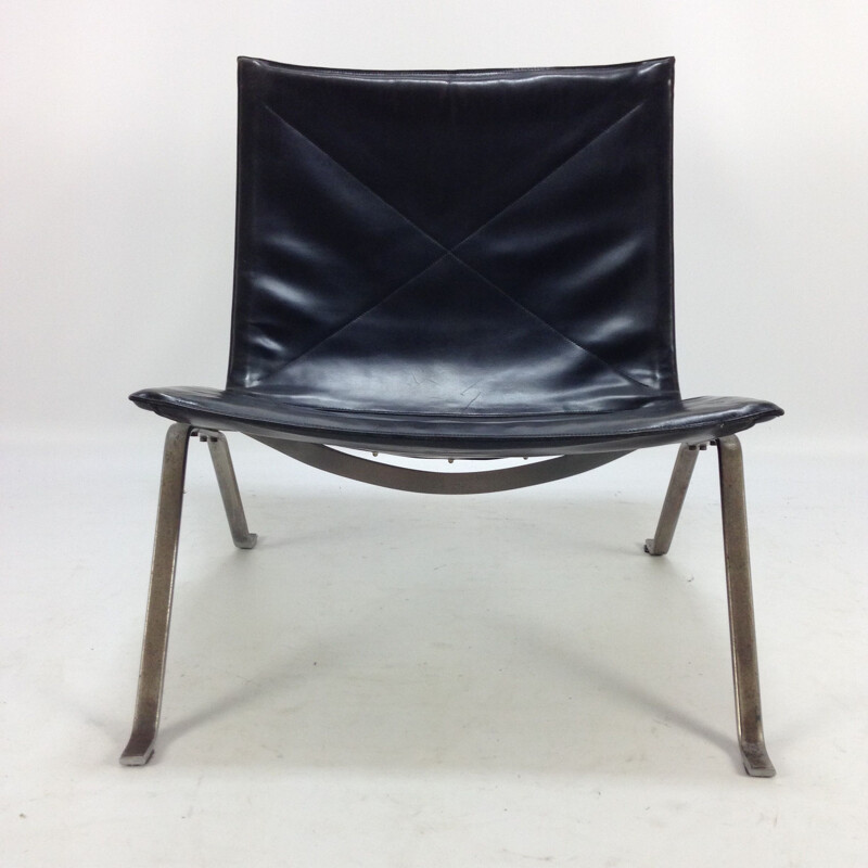 Vintage easy chair PK22 by Poul Kjaerholm for E. Kold Christensen