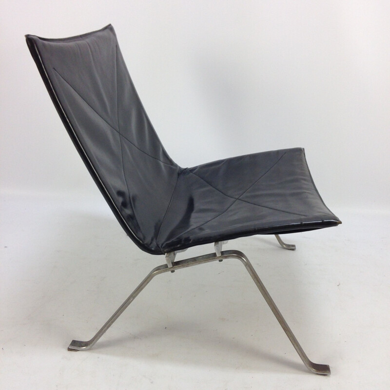 Vintage easy chair PK22 by Poul Kjaerholm for E. Kold Christensen