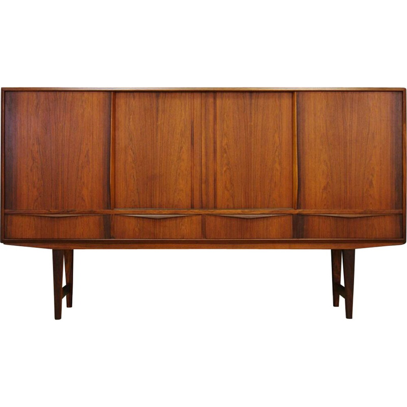 Vintage Dansih Highboard in rosewood by E.W Bach