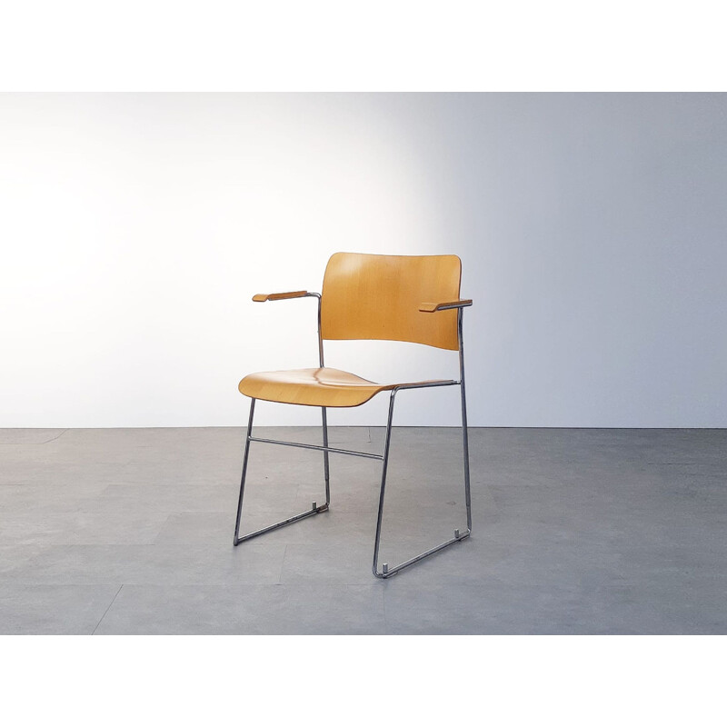 Vintage 440 chair by David Rowland with arms 1960