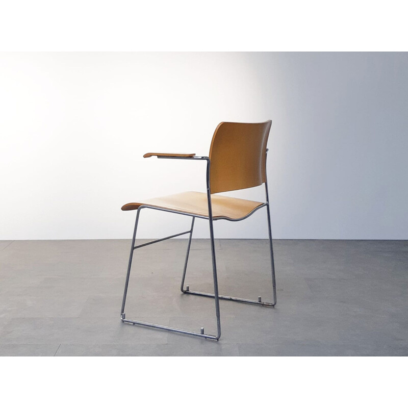 Vintage 440 chair by David Rowland with arms 1960