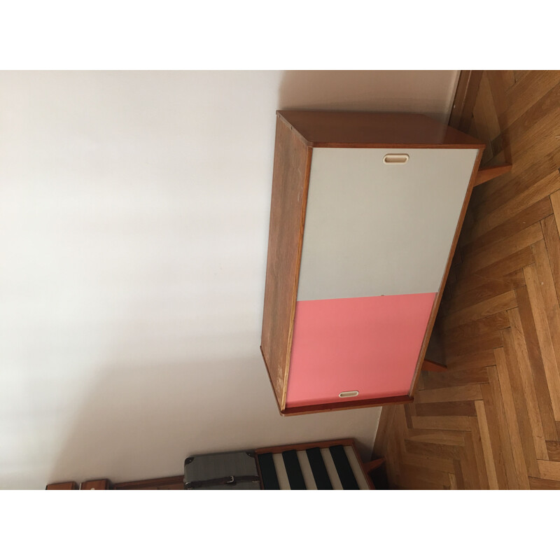 Vintage U 452 pink sideboard by Jiri Jiroutek for Interier Praha