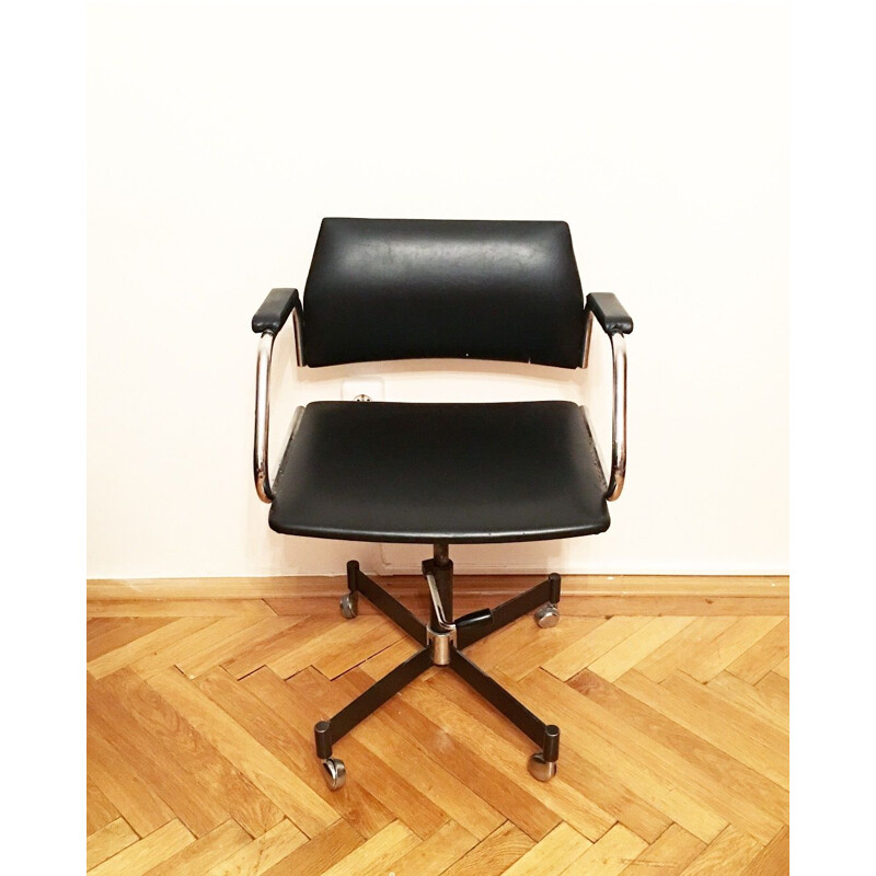 Vintage office chair in wood from Kovona