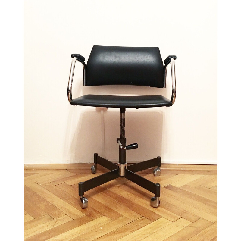 Vintage office chair in wood from Kovona