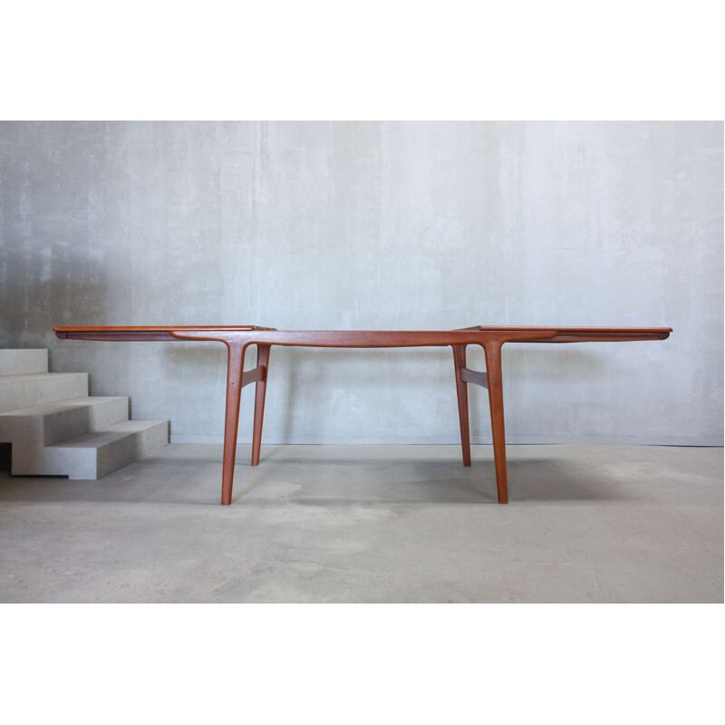 Table à manger vintage en teck par Arne Hovmand-Olsen pour Mogens Kold