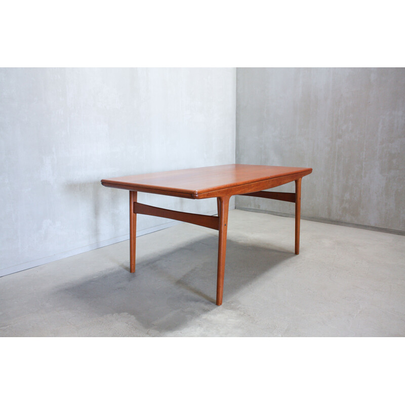 Table à manger vintage en teck par Arne Hovmand-Olsen pour Mogens Kold