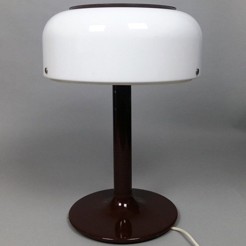 Vintage table lamp in metal and perspex by Anders Pehrson