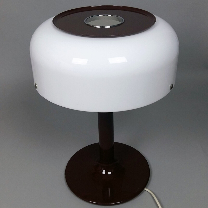 Vintage table lamp in metal and perspex by Anders Pehrson