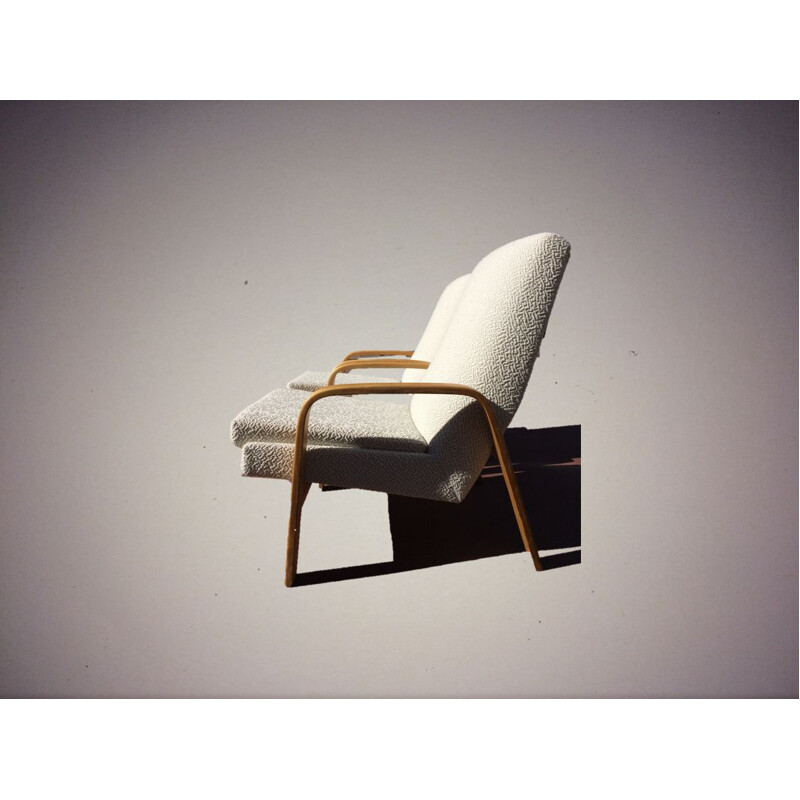 Vintage beige armchairs by ARP for Steiner