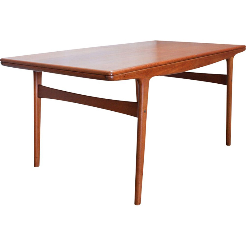 Vintage teak dining table by Arne Hovmand-Olsen for Mogens Kold