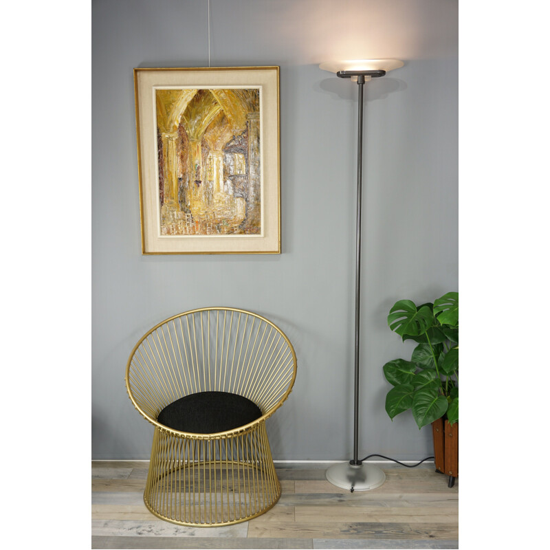 Vintage Jill floor lamp in metal by Arteluce