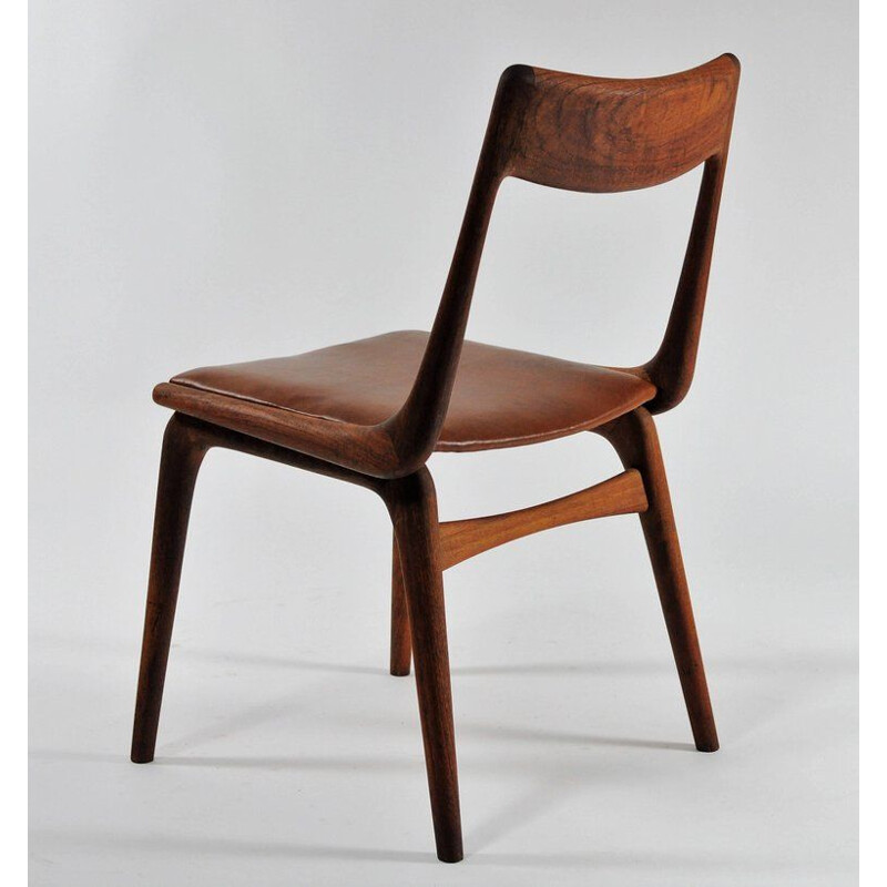 Set of 6 dining chairs in teak by Alfred Christensen