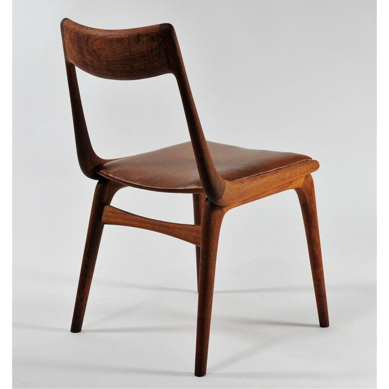 Set of 6 dining chairs in teak by Alfred Christensen