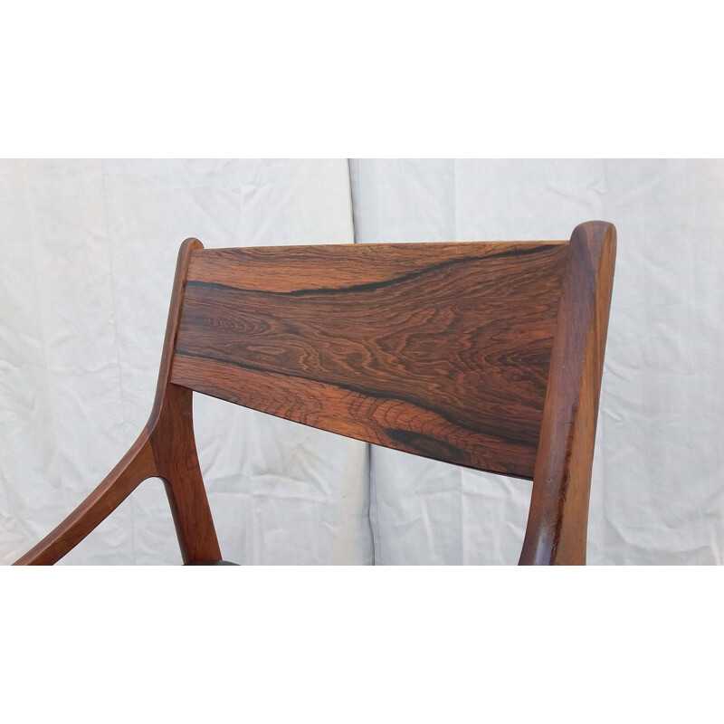 Set of 6 Scandinavian chairs in rosewood by Vestervig Eriksen