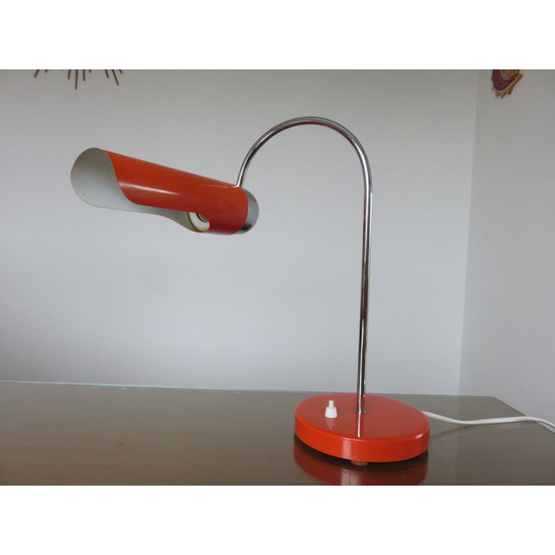 vintage orange Lamp by Swisslamps International