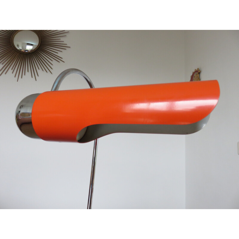 vintage orange Lamp by Swisslamps International