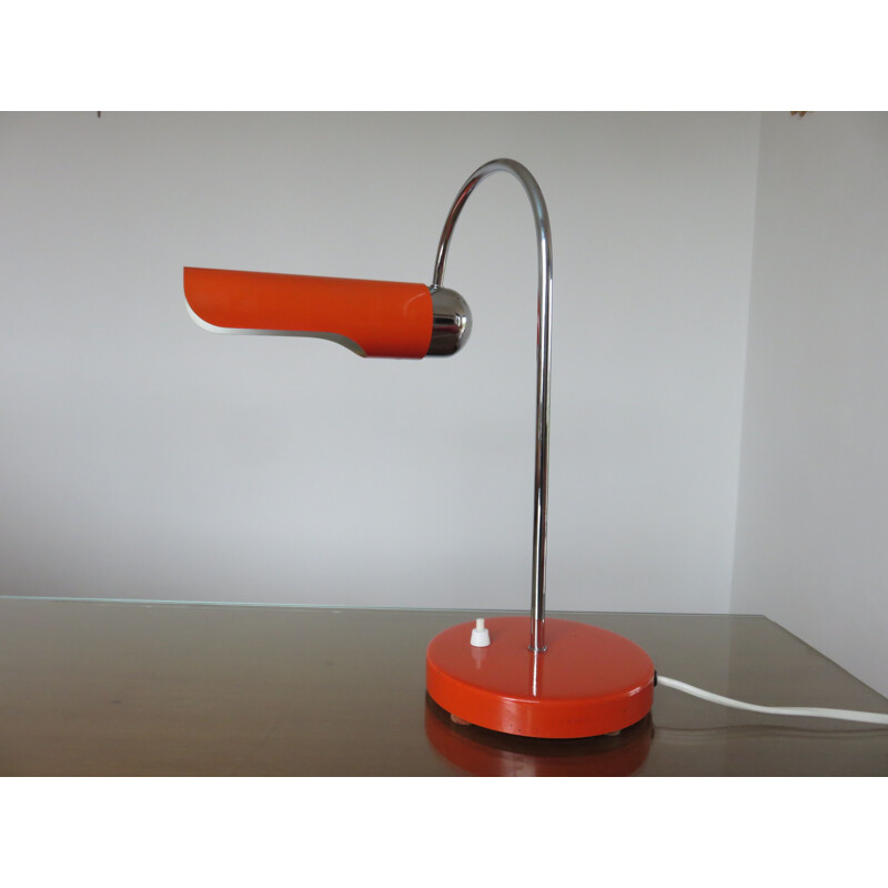 vintage orange Lamp by Swisslamps International