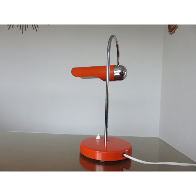 vintage orange Lamp by Swisslamps International