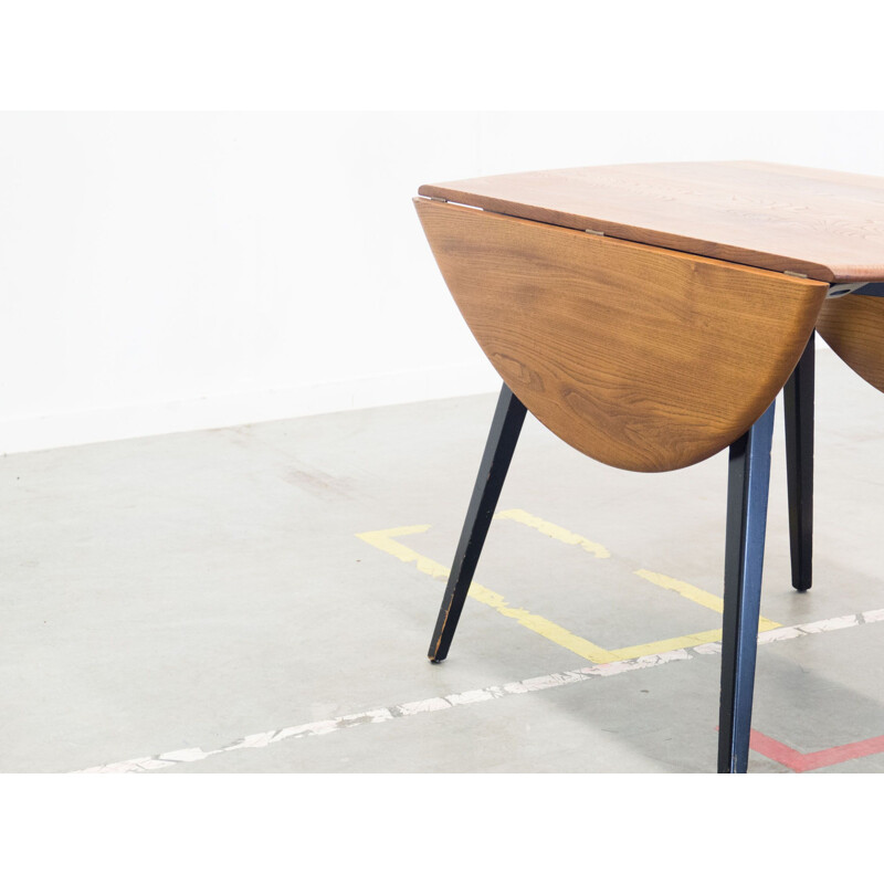 Vintage drop-leaf dining table "384" by Randolph Lucian Ercolani for Ercol