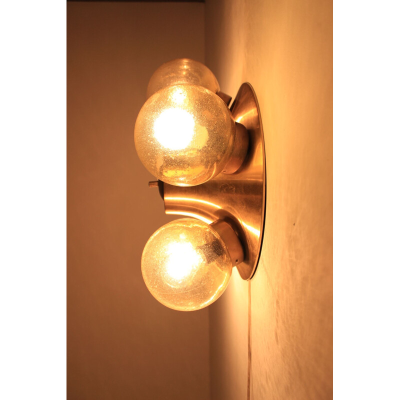 Vintage wall lamp sputnik by kamenicky senov