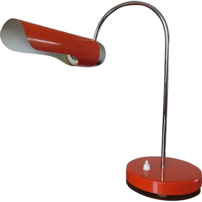 vintage orange Lamp by Swisslamps International