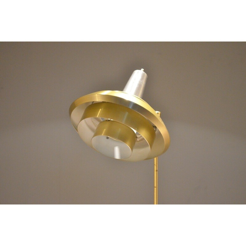 Lampe scandinave en aluminium - 1960