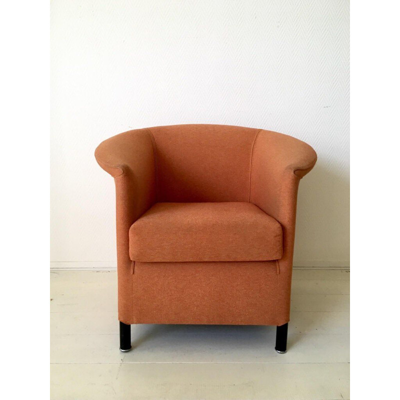Orangefarbener Vintage-Sessel "Aura" von Paolo Piva für Wittmann