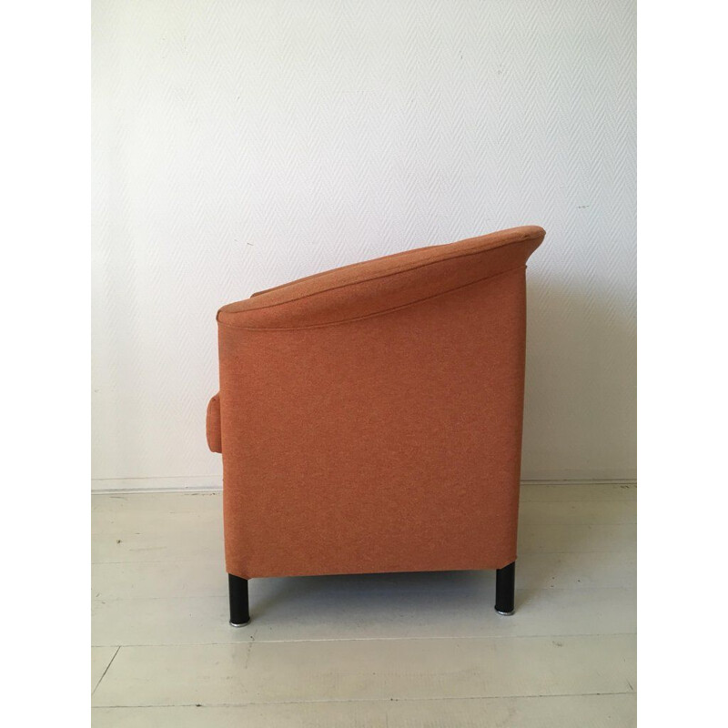 Vintage orange armchair "Aura" by Paolo Piva for Wittmann
