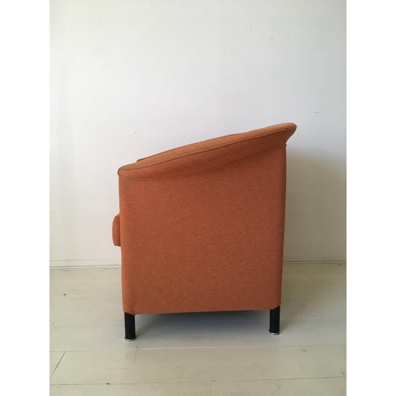 Aura" vintage oranje fauteuil van Paolo Piva voor Wittmann