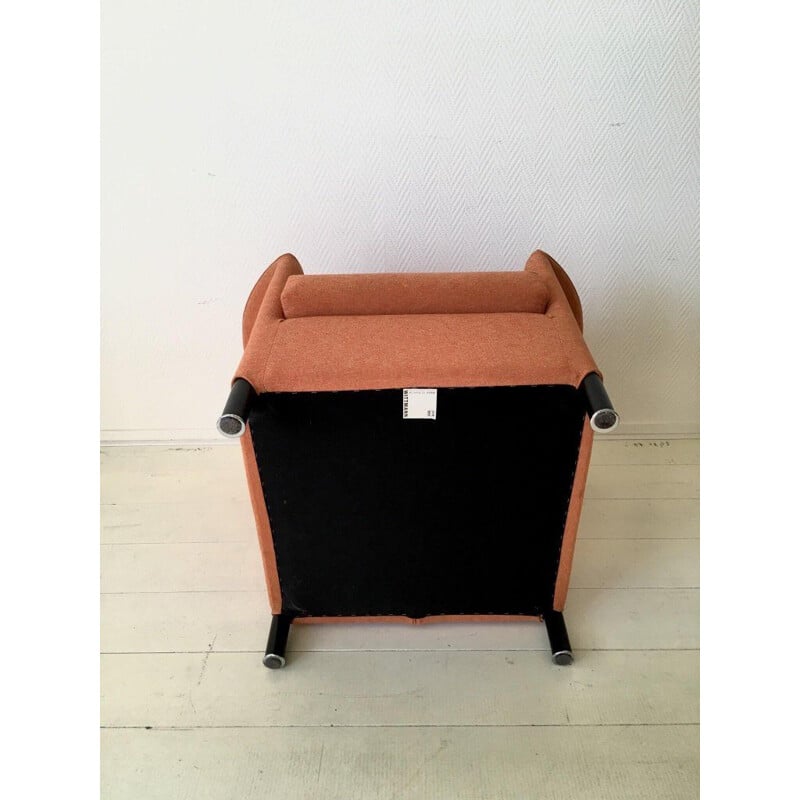 Orangefarbener Vintage-Sessel "Aura" von Paolo Piva für Wittmann