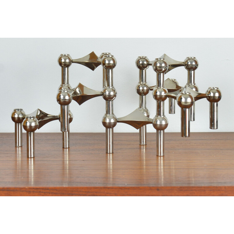 Vintage modular candleholders by Nagel