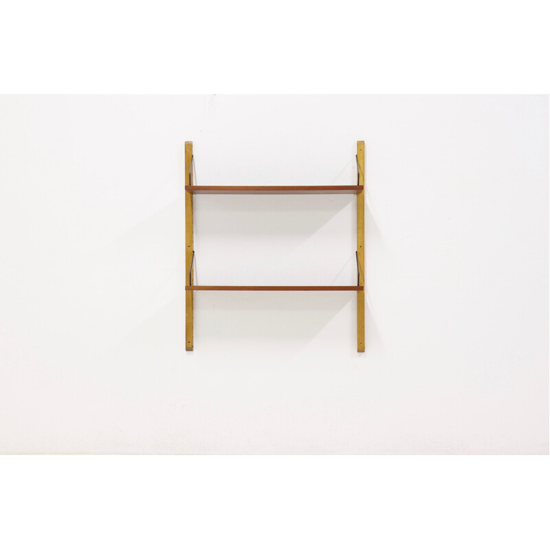 Vintage royal wall system in teak by Poul Cadovius
