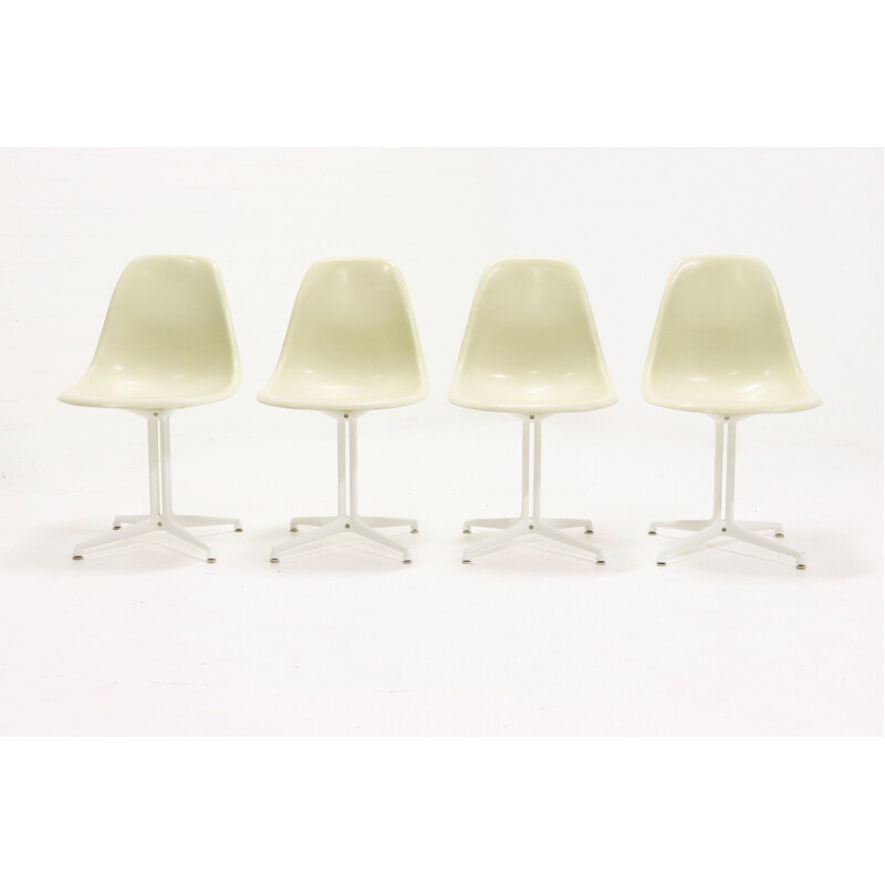 Set of 4 vintage chairs "La Fonda" by Charles & Ray Eames for Herman Miller